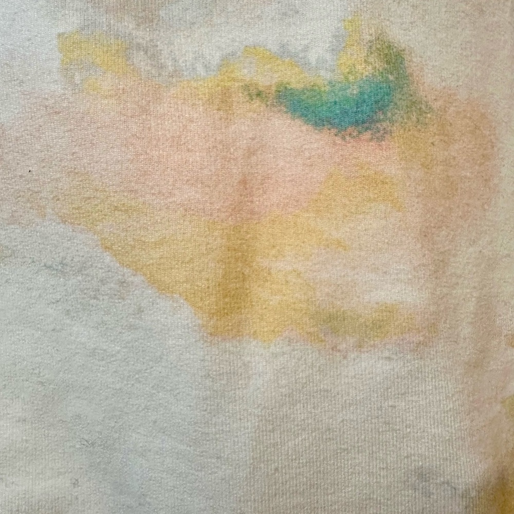 All in Motion crewneck Colorful Tie-Dye Sweatshirt with thumbholes. - Picture 7 of 7